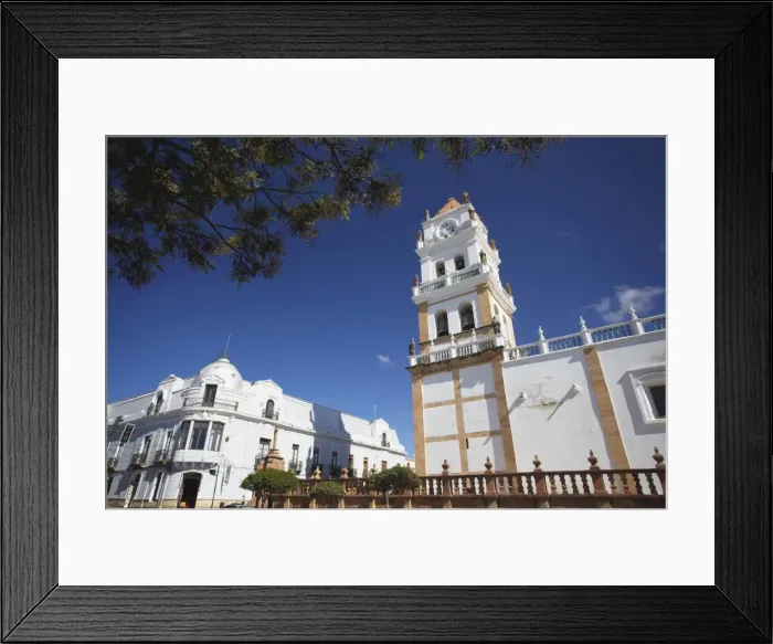 Framed Print : Cathedral in Plaza 25 de Mayo, Sucre, UNESCO World Heritage Site, Bolivia, South America Framed Print : Cathedral in Plaza 25 de Mayo, Sucre, UNESCO World Heritage Site, Bolivia, South America