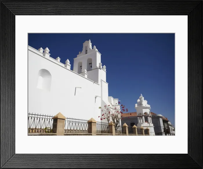 Framed Print : Iglesia de Santo Domingo, Sucre, UNESCO World Heritage Site, Bolivia, South America Framed Print : Iglesia de Santo Domingo, Sucre, UNESCO World Heritage Site, Bolivia, South America