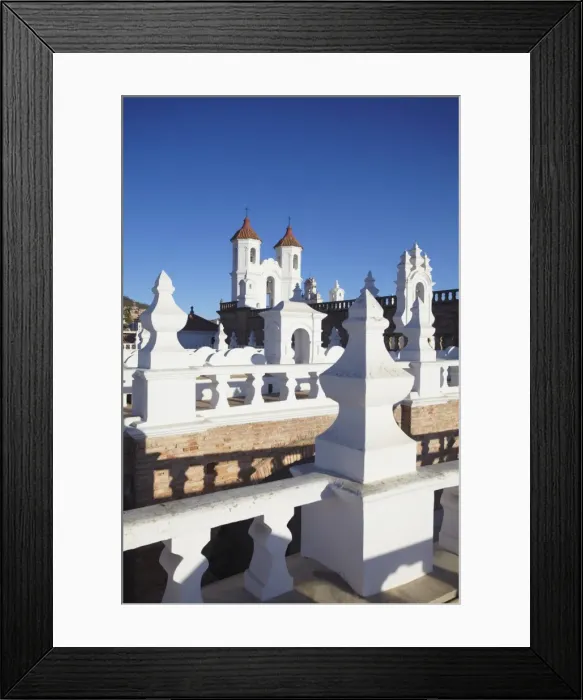 Framed Print : Rooftop of Convento de San Felipe Neri, Sucre, UNESCO World Heritage Site, Bolivia, South America Framed Print : Rooftop of Convento de San Felipe Neri, Sucre, UNESCO World Heritage Site, Bolivia, South America