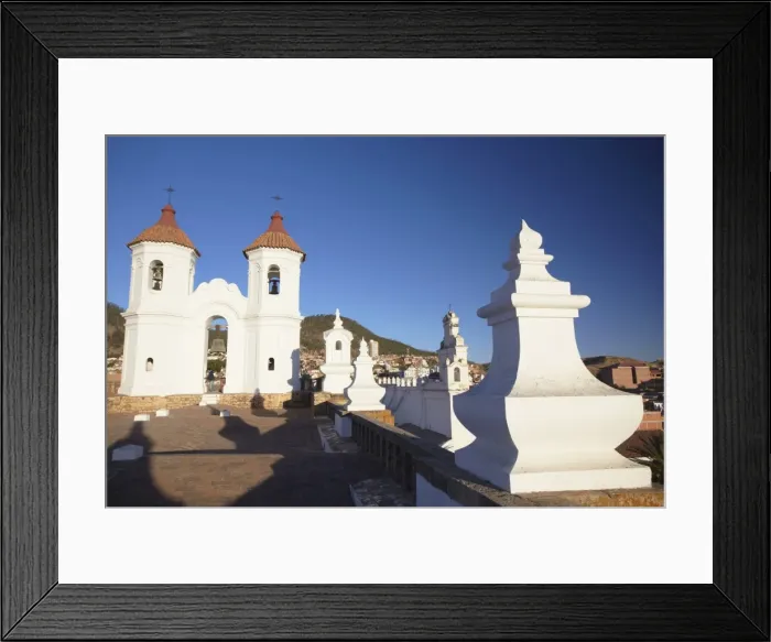 Framed Print : Rooftop of Convento de San Felipe Neri, Sucre, UNESCO World Heritage Site, Bolivia, South America Framed Print : Rooftop of Convento de San Felipe Neri, Sucre, UNESCO World Heritage Site, Bolivia, South America