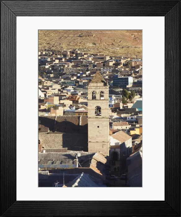 Framed Print : View of Convento de San Francisco, Potosi, UNESCO World Heritage Site, Bolivia, South America