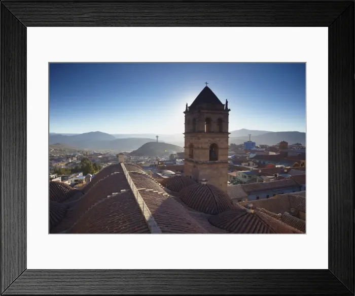 Framed Print : View of Potosi from rooftop of Convento de San Francisco, Potosi, UNESCO World Heritage Site, Bolivia, South America Framed Print : View of Potosi from rooftop of Convento de San Francisco, Potosi, UNESCO World Heritage Site, Bolivia, South America