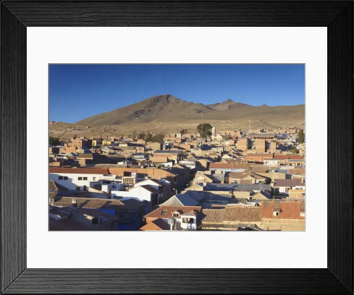 Framed Print : View of Potosi, UNESCO World Heritage Site, Bolivia, South America Framed Print : View of Potosi, UNESCO World Heritage Site, Bolivia, South America