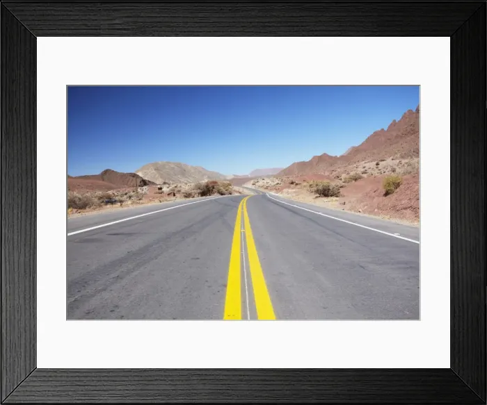 Framed Print : Road in Altiplano, Potosi Department, Bolivia, South America Framed Print : Road in Altiplano, Potosi Department, Bolivia, South America