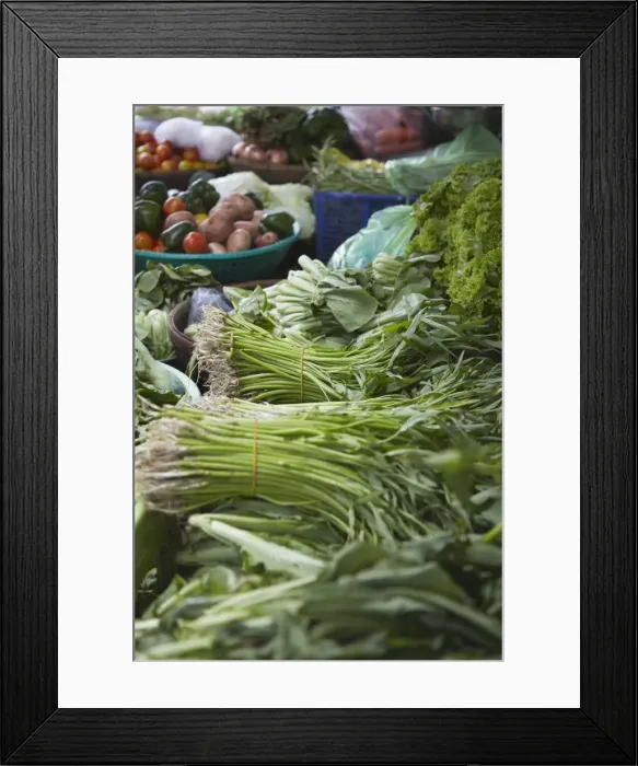 Framed Print : Vegetables at market, Phnom Penh, Cambodia, Indochina, Southeast Asia, Asia Framed Print : Vegetables at market, Phnom Penh, Cambodia, Indochina, Southeast Asia, Asia