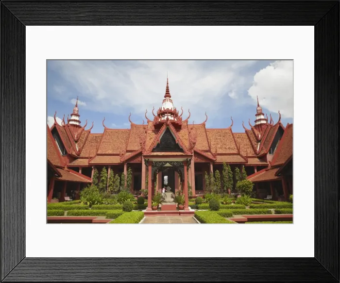 Framed Print : Courtyard of National Museum, Phnom Penh, Cambodia, Indochina, Southeast Asia, Asia Framed Print : Courtyard of National Museum, Phnom Penh, Cambodia, Indochina, Southeast Asia, Asia