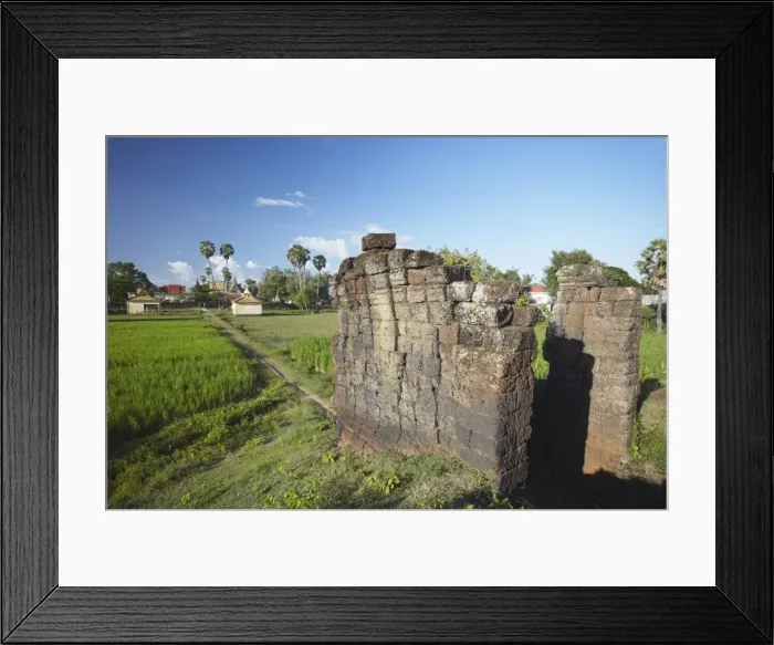 Framed Print : Angkor era ruins of Wat Nokor, Kampong Cham, Cambodia, Indochina, Southeast Asia, Asia Framed Print : Angkor era ruins of Wat Nokor, Kampong Cham, Cambodia, Indochina, Southeast Asia, Asia