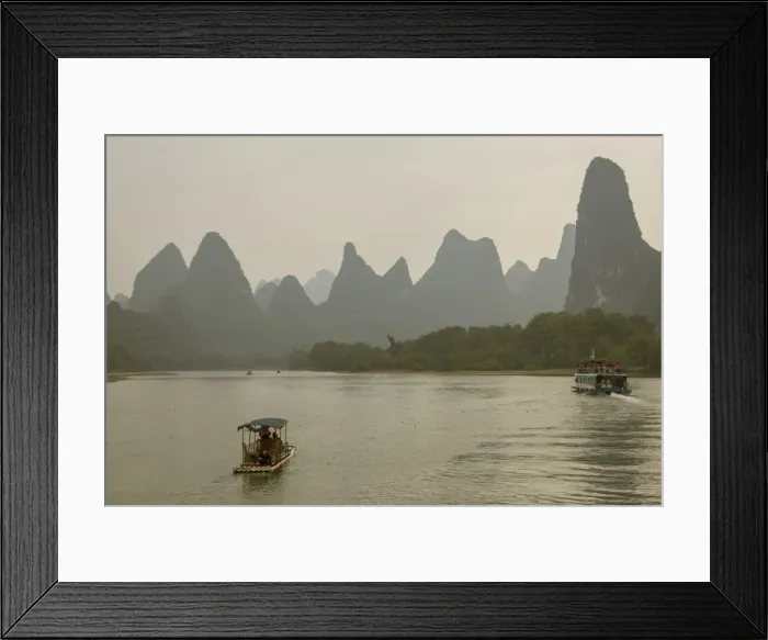 Framed Print : Li River, Guilin, Guangxi, China, Asia Framed Print : Li River, Guilin, Guangxi, China, Asia