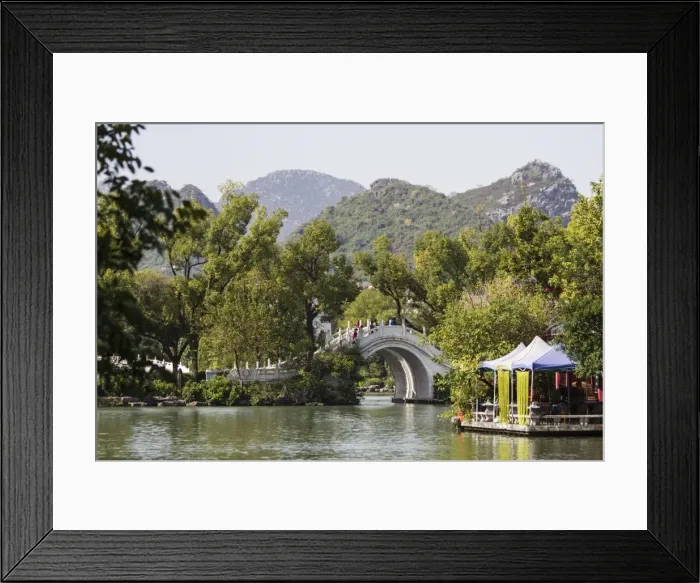 Framed Print : Banyan Lake, Guilin, Guangxi, China, Asia Framed Print : Banyan Lake, Guilin, Guangxi, China, Asia