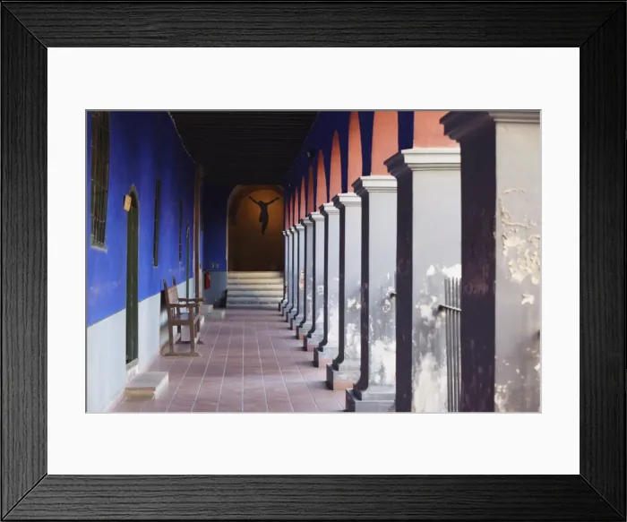 Framed Print : Corridor of San Francisco Museum inside San Francisco Church, La Paz, Bolivia, South America Framed Print : Corridor of San Francisco Museum inside San Francisco Church, La Paz, Bolivia, South America