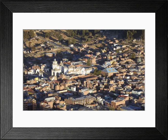 Framed Print : View of Copacabana Cathedral, Copacabana, Lake Titicaca, Bolivia, South America Framed Print : View of Copacabana Cathedral, Copacabana, Lake Titicaca, Bolivia, South America