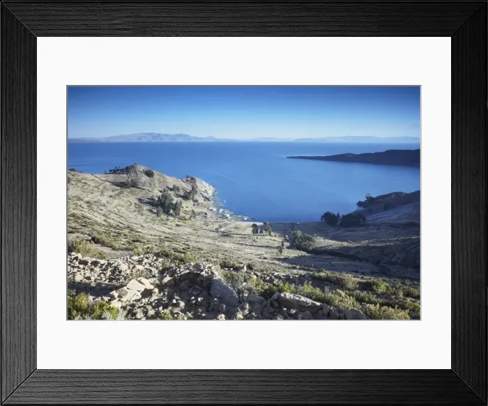 Framed Print : Isla del Sol (Island of the Sun), Lake Titicaca, Bolivia, South America Framed Print : Isla del Sol (Island of the Sun), Lake Titicaca, Bolivia, South America