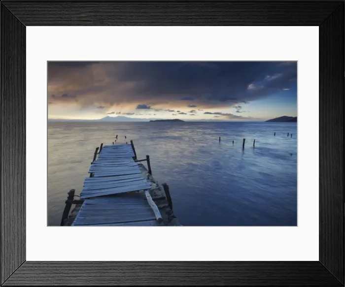 Framed Print : Pier on Isla del Sol (Island of the Sun) at dawn, Lake Titicaca, Bolivia, South America Framed Print : Pier on Isla del Sol (Island of the Sun) at dawn, Lake Titicaca, Bolivia, South America