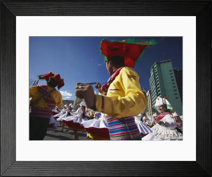 Framed Print : Dancers performing in Entrada Universitaria (University Entrance) Festival, La Paz, Bolivia, South America Framed Print : Dancers performing in Entrada Universitaria (University Entrance) Festival, La Paz, Bolivia, South America