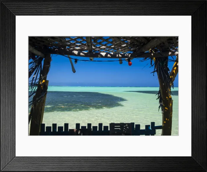 Framed Print : Turquoise water Lac Bay, Bonaire, ABC Islands, Netherlands Antilles, Caribbean, Central America Framed Print : Turquoise water Lac Bay, Bonaire, ABC Islands, Netherlands Antilles, Caribbean, Central America