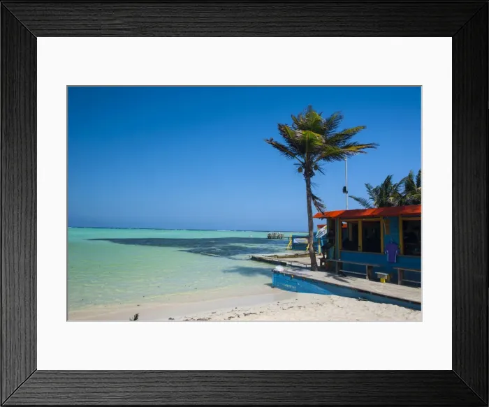 Framed Print : Turquoise water Lac Bay, Bonaire, ABC Islands, Netherlands Antilles, Caribbean, Central America Framed Print : Turquoise water Lac Bay, Bonaire, ABC Islands, Netherlands Antilles, Caribbean, Central America