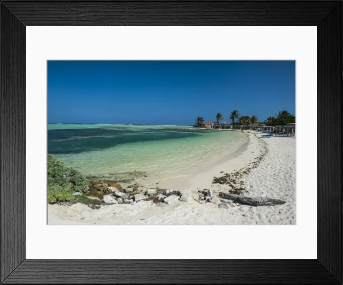 Framed Print : Turquoise water Lac Bay, Bonaire, ABC Islands, Netherlands Antilles, Caribbean, Central America Framed Print : Turquoise water Lac Bay, Bonaire, ABC Islands, Netherlands Antilles, Caribbean, Central America