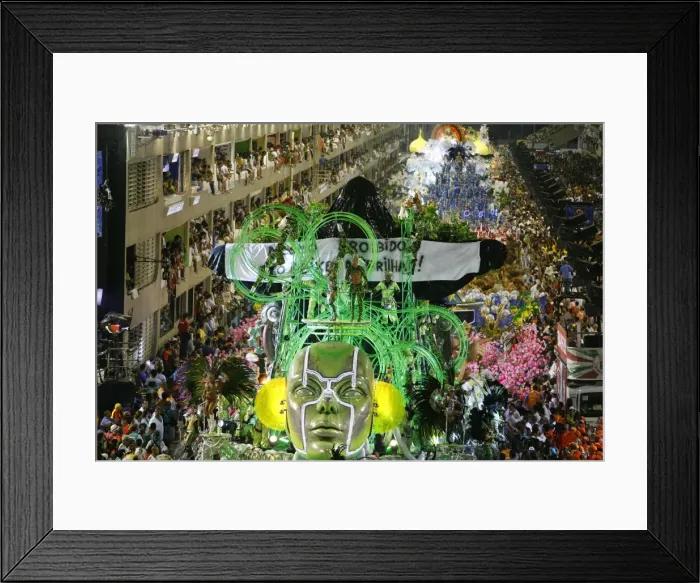 Framed Print : Carnival parade at the Sambodrome, Rio de Janeiro, Brazil, South America Framed Print : Carnival parade at the Sambodrome, Rio de Janeiro, Brazil, South America