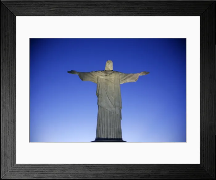 Framed Print : The statue of Christ the Redeemer on top of the Corcovado mountain, Rio de Janeiro, Brazil, South America Framed Print : The statue of Christ the Redeemer on top of the Corcovado mountain, Rio de Janeiro, Brazil, South America