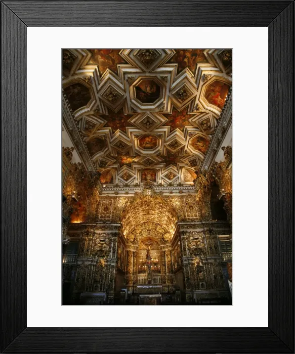Framed Print : The interior of Igreja de Sao Francisco church, Salvador (Salvador de Bahia), Bahia, Brazil, South America Framed Print : The interior of Igreja de Sao Francisco church, Salvador (Salvador de Bahia), Bahia, Brazil, South America