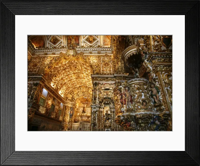 Framed Print : The interior of Igreja de Sao Francisco church, Salvador (Salvador de Bahia), Bahia, Brazil, South America Framed Print : The interior of Igreja de Sao Francisco church, Salvador (Salvador de Bahia), Bahia, Brazil, South America