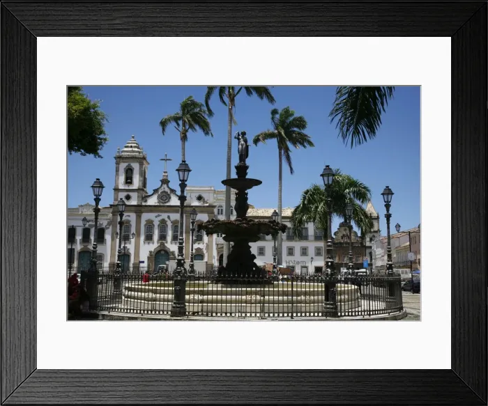 Framed Print : Terreiro de Jesus Square and Igreja Sao Domingos in the background, Salvador (Salvador de Bahia), Bahia, Brazil, South America Framed Print : Terreiro de Jesus Square and Igreja Sao Domingos in the background, Salvador (Salvador de Bahia), Bahia, Brazil, South America