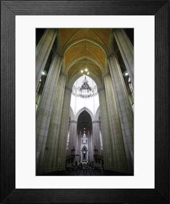 Framed Print : Catedral da Se, Sao Paulo, Brazil, South America Framed Print : Catedral da Se, Sao Paulo, Brazil, South America
