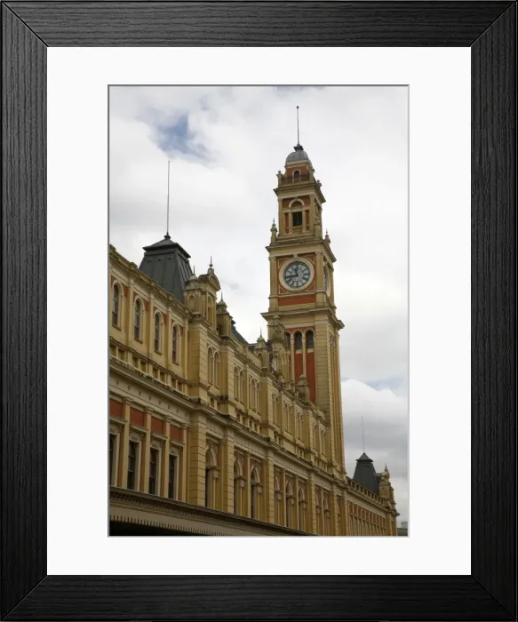 Framed Print : Estacao da Luz train station, Sao Paulo, Brazil, South America Framed Print : Estacao da Luz train station, Sao Paulo, Brazil, South America