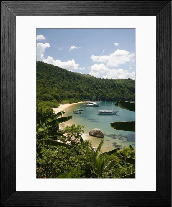 Framed Print : Vermelha Beach near Parati, Rio de Janeiro State, Brazil, South America Framed Print : Vermelha Beach near Parati, Rio de Janeiro State, Brazil, South America