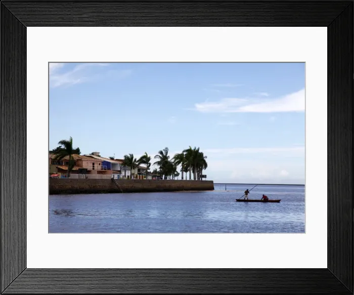 Framed Print : Fishermen, Porto Seguro, Bahia, Brazil, South America Framed Print : Fishermen, Porto Seguro, Bahia, Brazil, South America