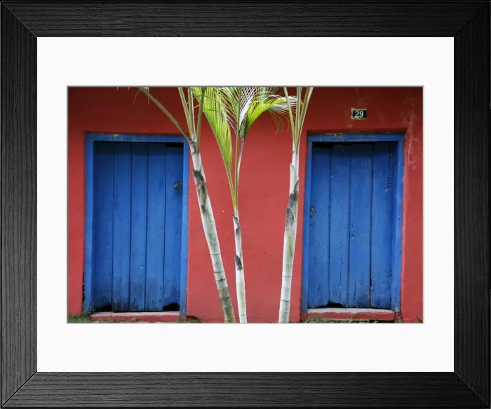 Framed Print : Detail of a colonial house at the historical centre (Cidade Alta) of Porto Seguro, Bahia, Brazil, South America Framed Print : Detail of a colonial house at the historical centre (Cidade Alta) of Porto Seguro, Bahia, Brazil, South America