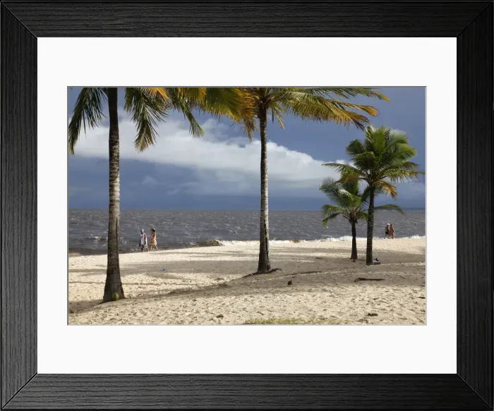 Framed Print : Taperapua beach, few km north of Porto Seguro, Bahia, Brazil, South America Framed Print : Taperapua beach, few km north of Porto Seguro, Bahia, Brazil, South America
