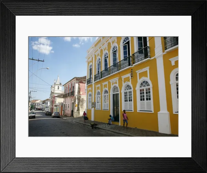 Framed Print : Cachoeira, Bahia, Brazil, South America Framed Print : Cachoeira, Bahia, Brazil, South America