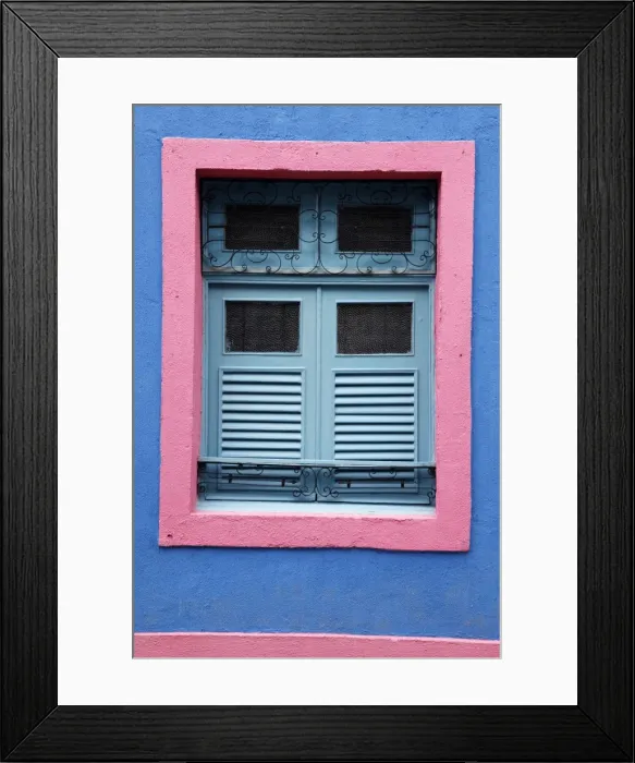 Framed Print : Detail of an old colonial house, Olinda, Pernambuco, Brazil, South America Framed Print : Detail of an old colonial house, Olinda, Pernambuco, Brazil, South America