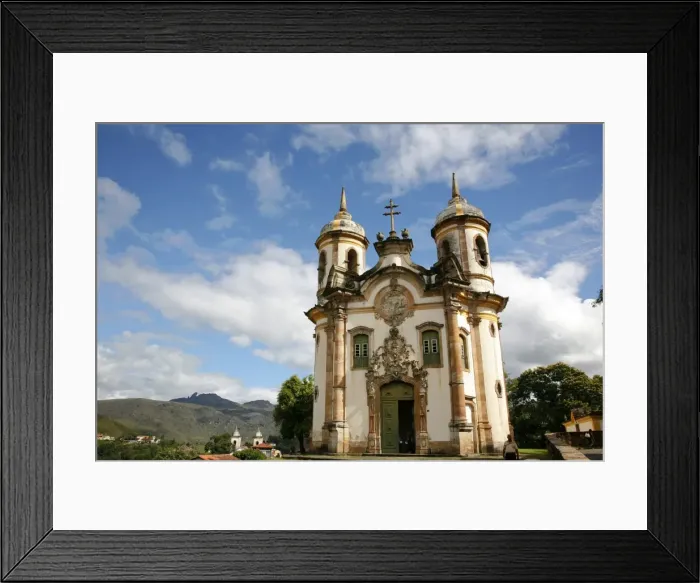 Framed Print : Sao Francisco de Assis church, Ouro Preto, UNESCO World Heritage Site, Minas Gerais, Brazil, South America Framed Print : Sao Francisco de Assis church, Ouro Preto, UNESCO World Heritage Site, Minas Gerais, Brazil, South America