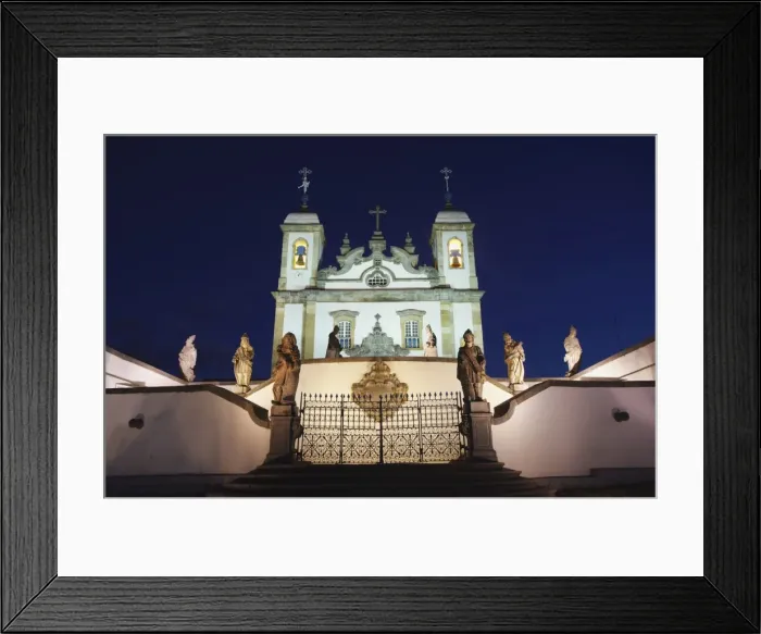 Framed Print : Sanctuary of Bom Jesus de Matosinhos and The Prophets sculptures by Aleijadinho, UNESCO World Heritage Site, Congonhas, Minas Gerais, Brazil, South America Framed Print : Sanctuary of Bom Jesus de Matosinhos and The Prophets sculptures by Aleijadinho, UNESCO World Heritage Site, Congonhas, Minas Gerais, Brazil, South America