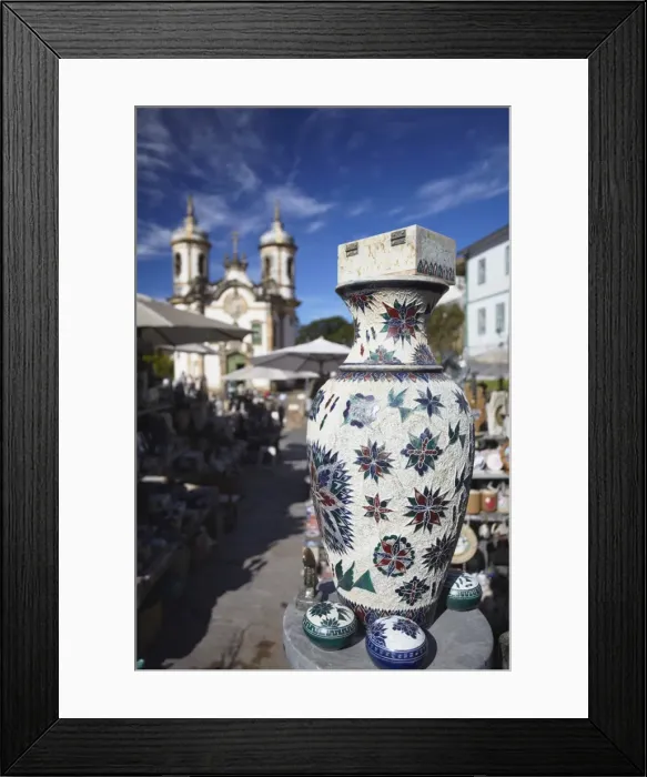 Framed Print : Ceramic pot at market, Ouro Preto, UNESCO World Heritage Site, Minas Gerais, Brazil, South America Framed Print : Ceramic pot at market, Ouro Preto, UNESCO World Heritage Site, Minas Gerais, Brazil, South America