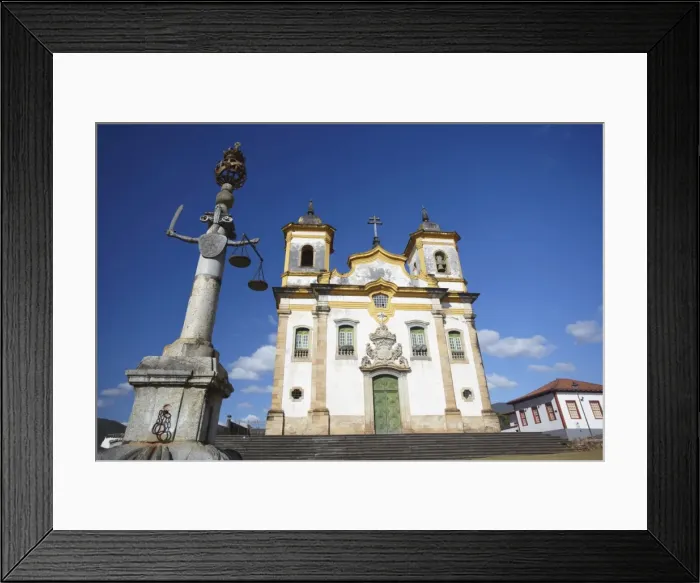 Framed Print : Sao Francisco of Assis Church, Mariana, Minas Gerais, Brazil, South America Framed Print : Sao Francisco of Assis Church, Mariana, Minas Gerais, Brazil, South America