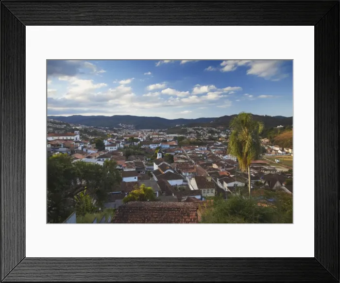 Framed Print : View of Mariana, Minas Gerais, Brazil, South America Framed Print : View of Mariana, Minas Gerais, Brazil, South America