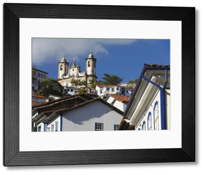 Framed Print : View of colonial buildings and Nossa Senhora do Carmo (Our Lady of Mount Carmel) Church, Ouro Preto, UNESCO World Heritage Site, Minas Gerais, Brazil, South America Framed Print : View of colonial buildings and Nossa Senhora do Carmo (Our Lady of Mount Carmel) Church, Ouro Preto, UNESCO World Heritage Site, Minas Gerais, Brazil, South America