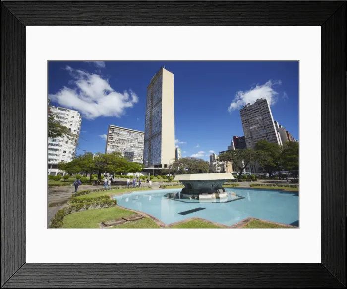 Framed Print : Praca Raoul Soares, Belo Horizonte, Minas Gerais, Brazil, South America Framed Print : Praca Raoul Soares, Belo Horizonte, Minas Gerais, Brazil, South America