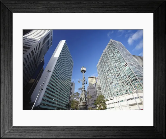 Framed Print : Skyscrapers in Carioca Square (Largo da Carioca), Centro, Rio de Janeiro, Brazil, South America Framed Print : Skyscrapers in Carioca Square (Largo da Carioca), Centro, Rio de Janeiro, Brazil, South America