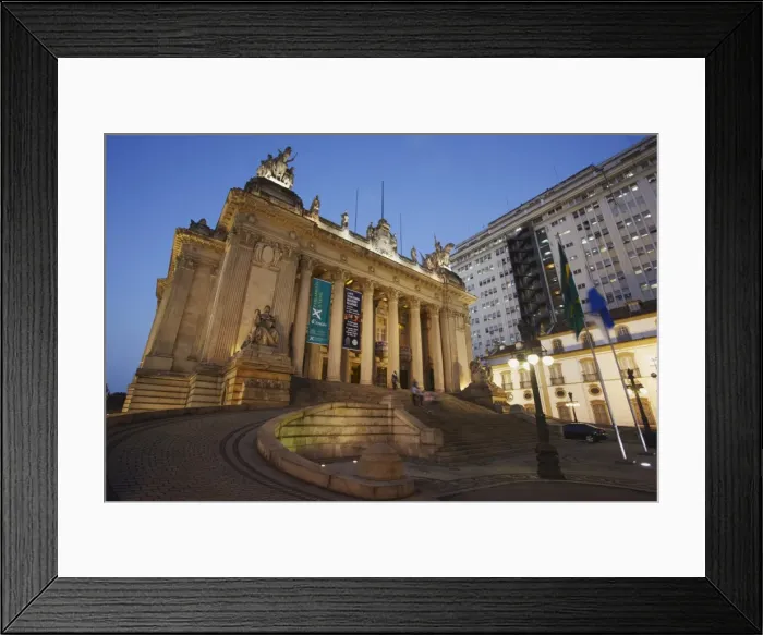 Framed Print : Legislative Assembly, Centro, Rio de Janeiro, Brazil, South America