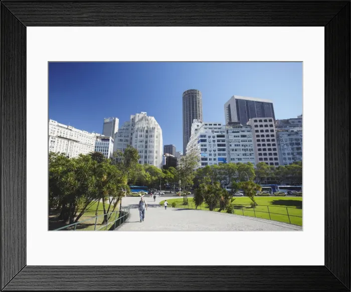 Framed Print : Skyline of Centro, Rio de Janeiro, Brazil, South America