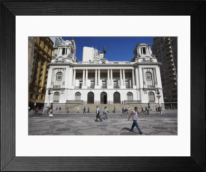 Framed Print : Camara Municipal (Town Hall) in Praca Floriano (Floriano Square), Centro, Rio de Janeiro, Brazil, South America Framed Print : Camara Municipal (Town Hall) in Praca Floriano (Floriano Square), Centro, Rio de Janeiro, Brazil, South America