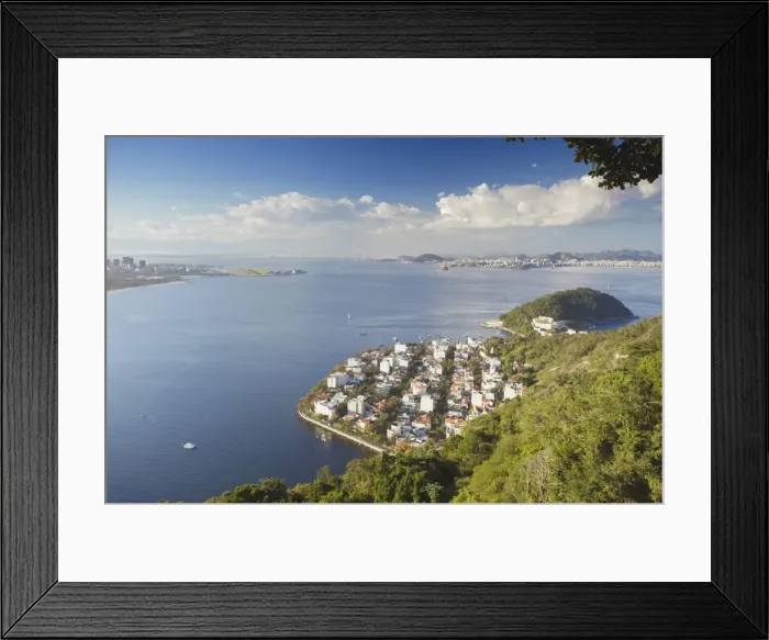 Framed Print : View of Urca with Niteroi in the background, Rio de Janeiro, Brazil, South America Framed Print : View of Urca with Niteroi in the background, Rio de Janeiro, Brazil, South America