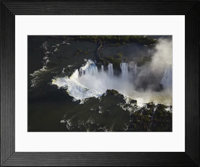 Framed Print : Aerial view of Iguacu Falls, Iguacu National Park, UNESCO World Heritage Site, Parana, Brazil, South America Framed Print : Aerial view of Iguacu Falls, Iguacu National Park, UNESCO World Heritage Site, Parana, Brazil, South America