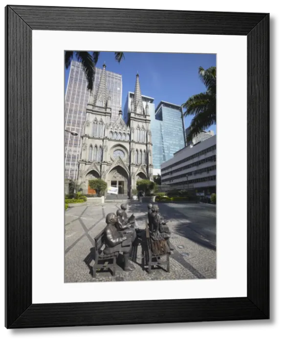 Framed Print : Statues outside the Presbyterian Cathedral, Centro, Rio de Janeiro, Brazil, South America Framed Print : Statues outside the Presbyterian Cathedral, Centro, Rio de Janeiro, Brazil, South America