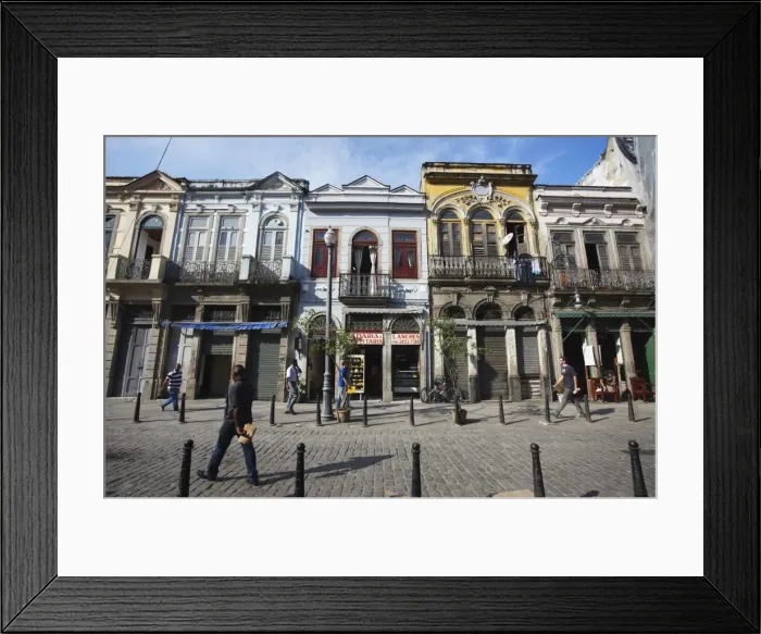 Framed Print : Colonial architecture, Fatima, Rio de Janeiro, Brazil, South America Framed Print : Colonial architecture, Fatima, Rio de Janeiro, Brazil, South America