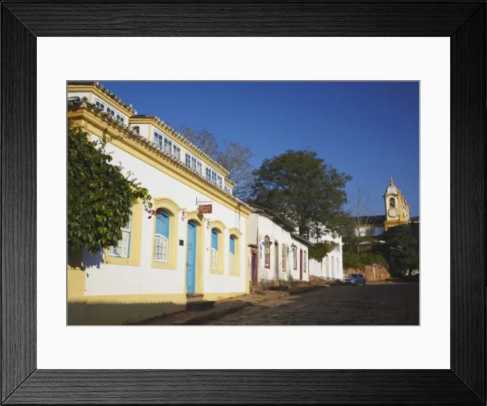 Framed Print : Colonial buildings and Matriz de Santo Antonio Church, Tiradentes, Minas Gerais, Brazil, South America Framed Print : Colonial buildings and Matriz de Santo Antonio Church, Tiradentes, Minas Gerais, Brazil, South America